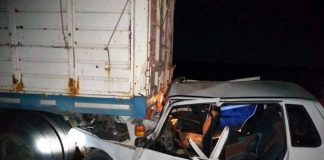 Grave tras chocar contra un camión en Ruta 158