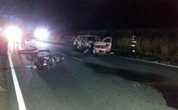 MURIERON DOS MÉDICOS JOVENES DE VILLA MARIA AL EXPLOTAR SU MOTO EN PLENA RUTA