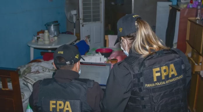 VENTA DE DROGAS EN UN MERENDERO: LOS 10 DETENIDOS SON FAMILIARES