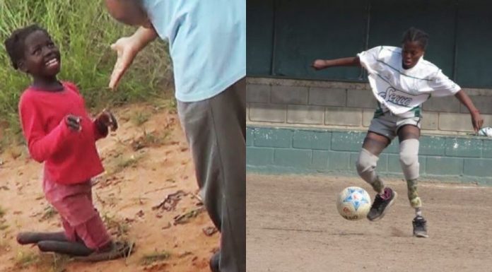 YOYOCA: LA NIÑA AFRICANA QUE NO PODIA CAMINAR Y AHORA JUEGA AL FUTBOL EN CORDOBA