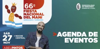 LOS EVENTOS DE LA 66 FIESTA NACIONAL DEL MANÍ