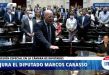 LA ASUNCIÓN DE MARCOS CARASSO COMO DIPUTADO NACIONAL