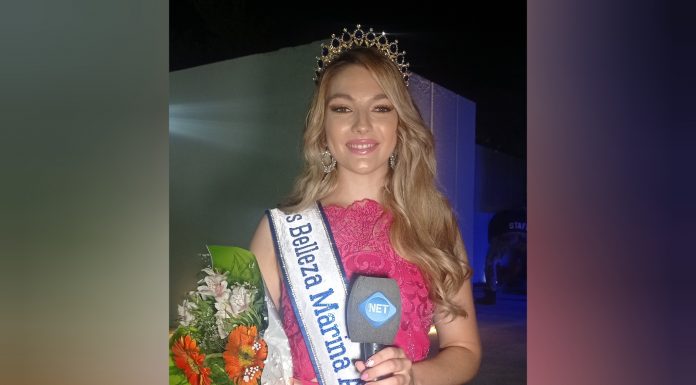 La Miss Belleza Marina Argentina, Michelle Biolé fue jurado en la Fiesta Provincial del Zapallo en Las Perdices