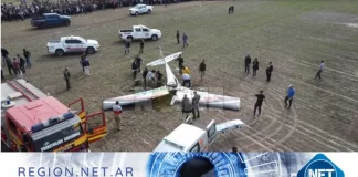 [VIDEO] Tragedia aérea en Chaco: dos muertos al caer una avioneta en plena feria Agronea