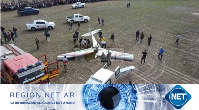 [VIDEO] Tragedia aérea en Chaco: dos muertos al caer una avioneta en plena feria Agronea