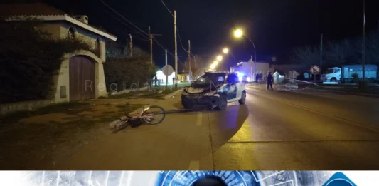 Ruta 158: Accidente entre bicicleta y automóvil deja el saldo de una menor lesionada