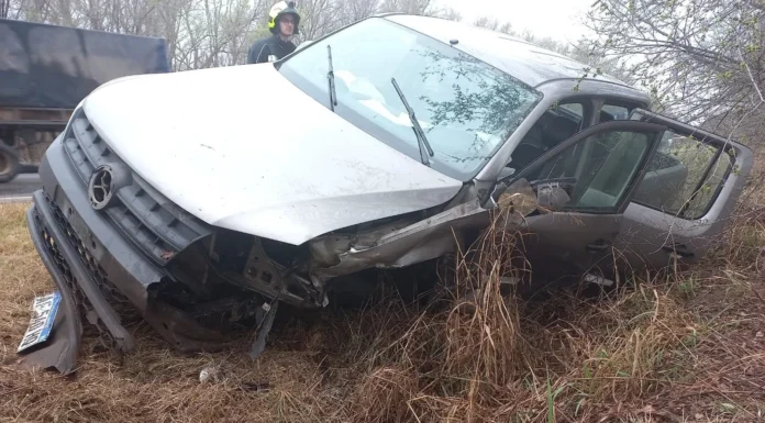 Achiras: choque frontal en la ruta 30 deja cuatro heridos