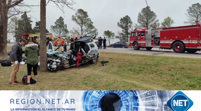 Impactante accidente frente al Parque Industrial de General Deheza