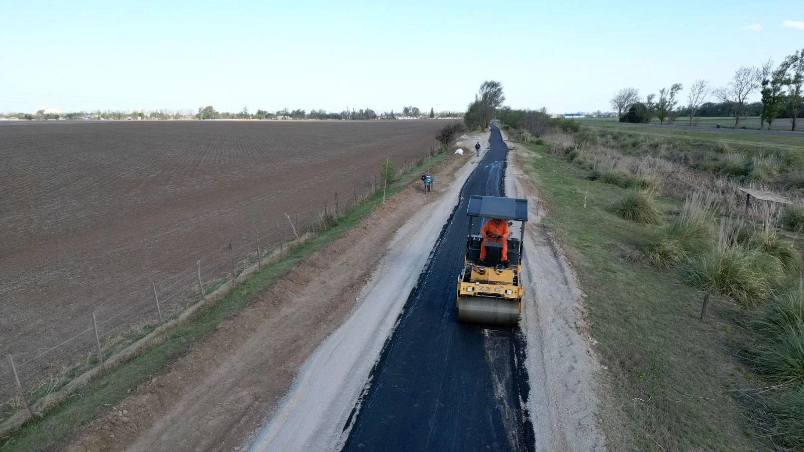 General Cabrera finaliza el asfaltado de la Red de vías seguras