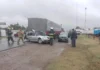 Tr谩gico accidente en el acceso Sur a Carnerillo: autom贸vil colisiona contra un cami贸n estacionado