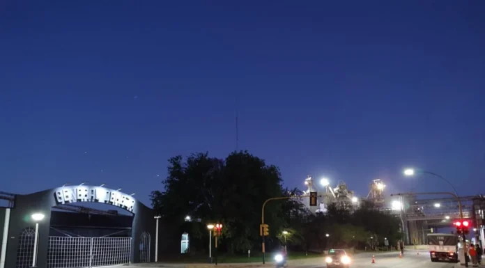 General Deheza estrena luminarias LED sobre la Ruta Nacional 158