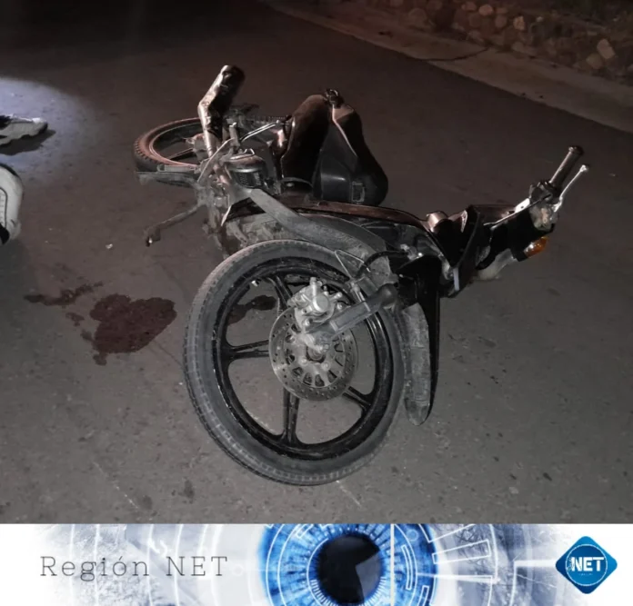 Accidente de tránsito en Almafuerte: dos mujeres heridas tras chocar una moto y un peatón