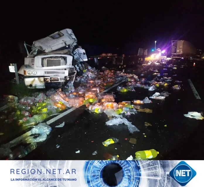 Vicuña Mackenna: choque fatal entre dos camiones en la Ruta Nacional 7