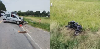 Muere un motociclista brasilero en un choque en Río Cuarto