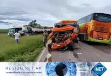 Las Higueras: choque múltiple en Ruta 8 deja dos heridos