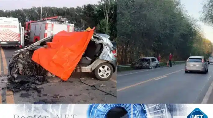 Dos accidentes en la Ruta 158: un joven fallecido y otro ciudadano gravemente herido