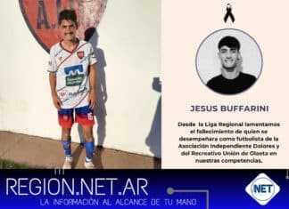 Tragedia en General Cabrera: futbolista de 23 años encontrado sin vida tras riña callejera Jesús Buffarini