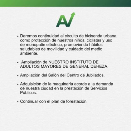 Eduardo Pizzi Casillero DOS. Lista P211. Alternativa Vecinal. Elecciones Extraordinarias en General Deheza: Conoce a los candidatos a intendente