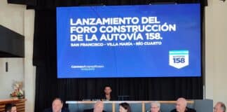 En General Deheza se lanzó el Foro para la Construcción de la Autovía 158, con la presencia de líderes regionales