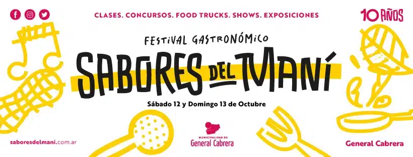 Gastronomía: Octubre trae Sabores del Maní 10° edición con artistas y chefs de renombre