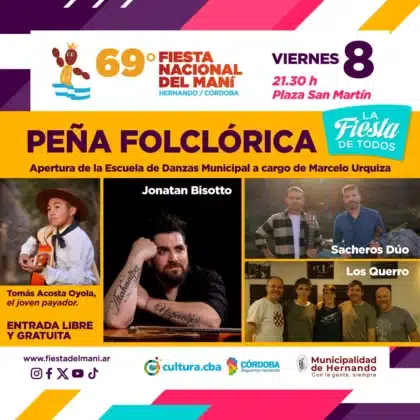 Se aproximan los eventos centrales de la 69° Fiesta Nacional del Maní en Hernando