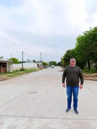 Carnerillo avanza: Inauguran la primera etapa de asfalto en Barrio Gigena