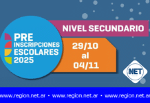 Preinscripciones escolares 2025 en Córdoba