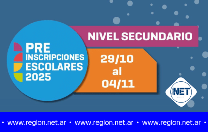 Preinscripciones escolares 2025 en Córdoba