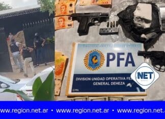 Golpe Narco en General Cabrera: PFA desbarata importante organización