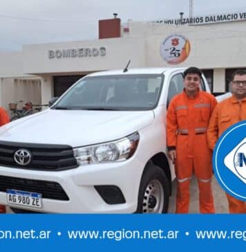 Bomberos Voluntarios de Dalmacio Vélez estrenan camioneta 0 Km