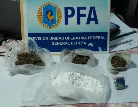 Tres detenidos en allanamientos simultáneos en General Cabrera: la PFA desmantela banda narco