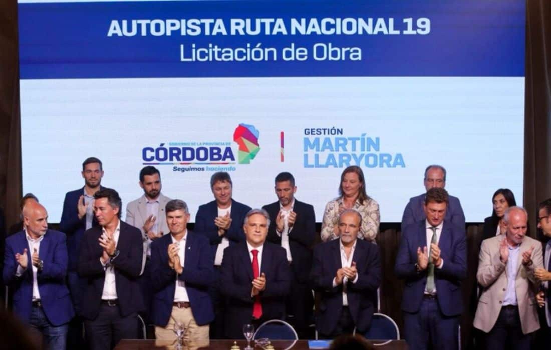 Córdoba culminará la Autopista Nacional Ruta 19 con un presupuesto de 167 mil millones