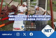 Las Perdices: Mejoras en el servicio de agua potable