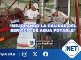 Las Perdices: Mejoras en el servicio de agua potable
