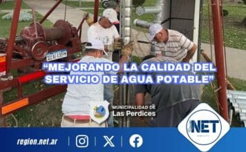 Las Perdices: Mejoras en el servicio de agua potable