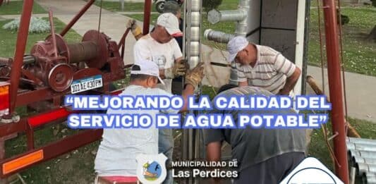 Las Perdices: Mejoras en el servicio de agua potable