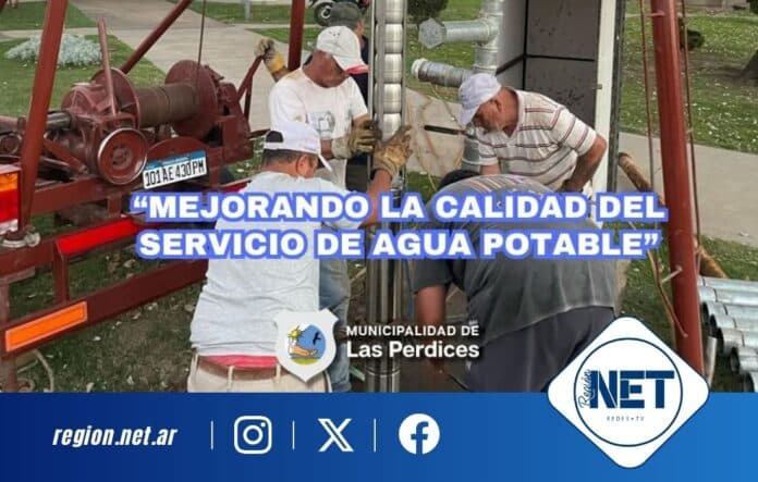 Las Perdices: Mejoras en el servicio de agua potable