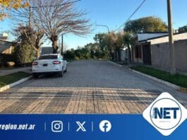 Dalmacio Vélez sigue transformándose: Avanza la obra de adoquinado en sus calles