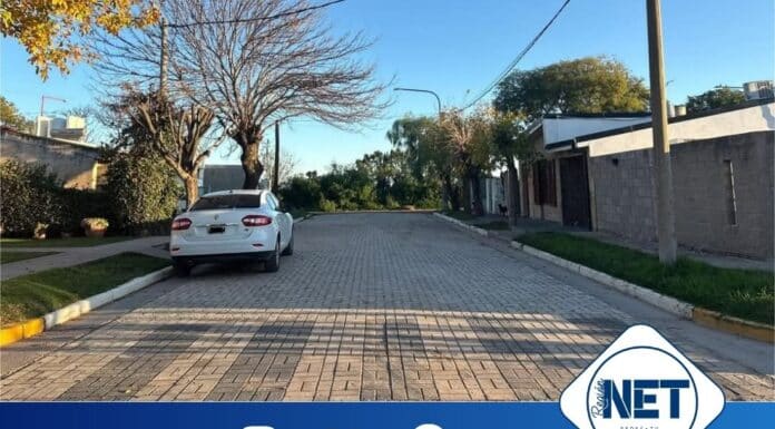 Dalmacio Vélez sigue transformándose: Avanza la obra de adoquinado en sus calles