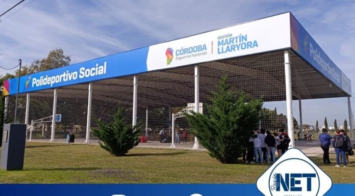 El Gobernador Llaryora inauguro el Polideportivo número 125 de la provincia, en General Deheza