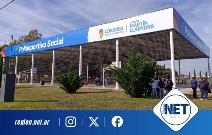 El Gobernador Llaryora inauguro el Polideportivo número 125 de la provincia, en General Deheza