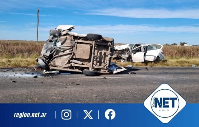Choque frontal en Coronel Moldes dejo un muerto y dos heridos en ruta 35