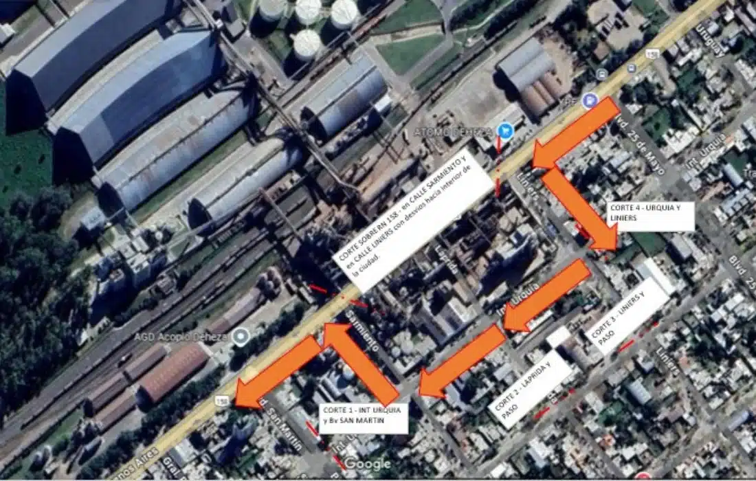 Durante cuatro días habrá cortes programados en la Ruta Nacional 158 por el traslado de maquinaria. El tránsito será desviado entre las 8 y las 9.30 h. Conocé el recorrido alternativo.