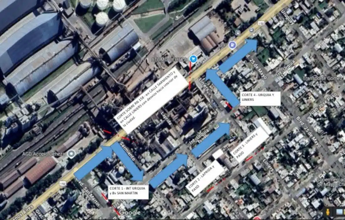 Durante cuatro días habrá cortes programados en la Ruta Nacional 158 por el traslado de maquinaria. El tránsito será desviado entre las 8 y las 9.30 h. Conocé el recorrido alternativo.