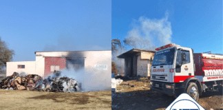 Incendio en dos depósitos de reciclaje en Las Perdices y Dalmacio Vélez en menos de 48 horas