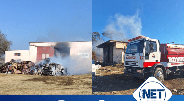 Incendio en dos depósitos de reciclaje en Las Perdices y Dalmacio Vélez en menos de 48 horas