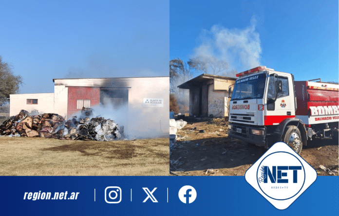 Incendio en dos depósitos de reciclaje en Las Perdices y Dalmacio Vélez en menos de 48 horas