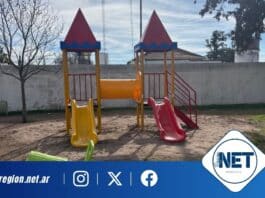Las Perdices: El mes del niño arranca con un nuevo multijuego en la Plaza Dr. Malvezzi