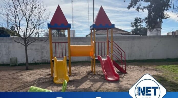 Las Perdices: El mes del niño arranca con un nuevo multijuego en la Plaza Dr. Malvezzi
