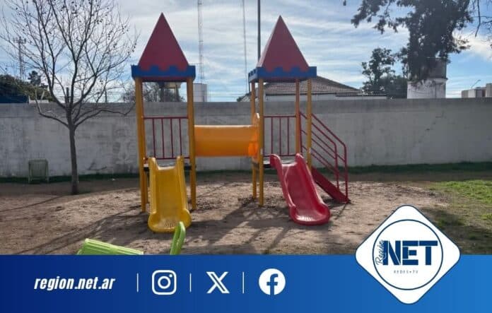 Las Perdices: El mes del niño arranca con un nuevo multijuego en la Plaza Dr. Malvezzi